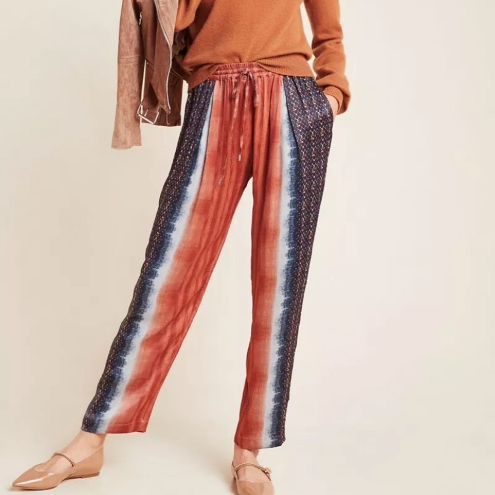 Anthropologie Conditions Apply Mallorca Dyed Tapered Trousers, Women’s Small